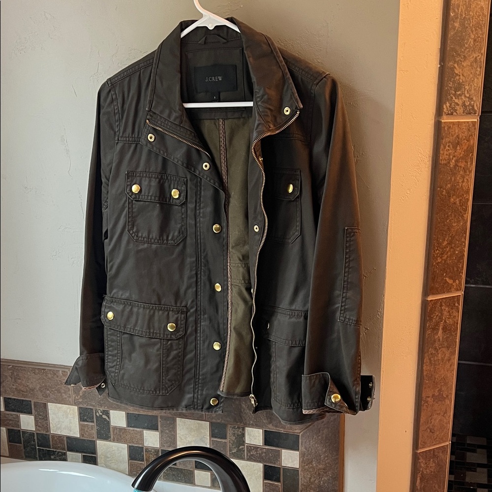 J. Crew women’s Dark Brown/green Jacket